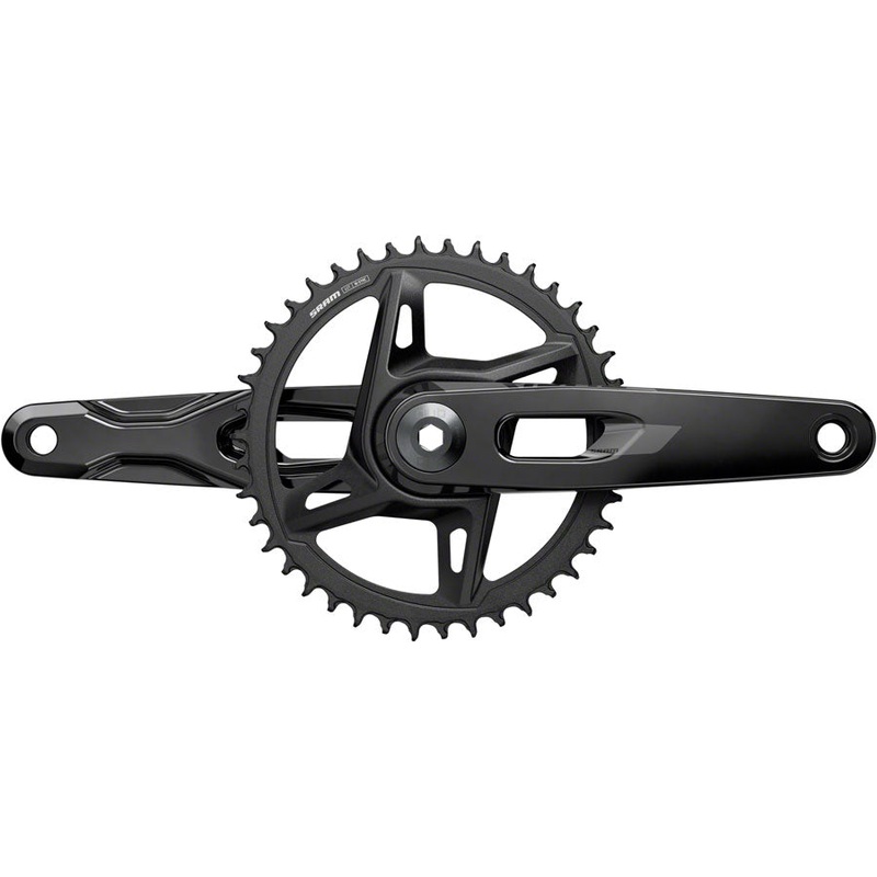SRAM Rival 1x XPLR Wide Crankset – 170mm, 12/13-Speed, 42t, 8-Bolt Direct Mount, DUB Spindle, Black, E1