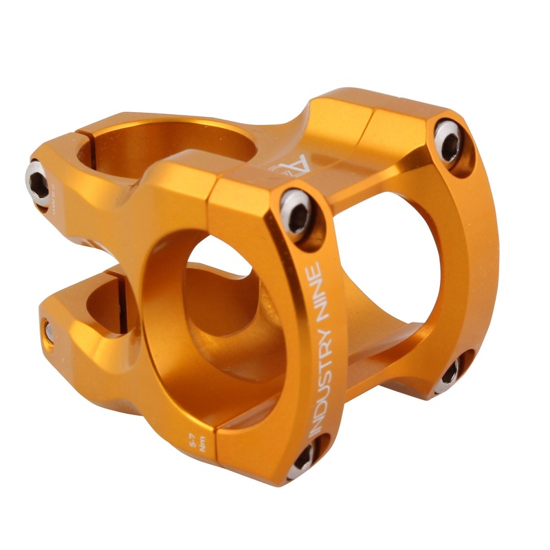 Industry Nine A318 Stem – 31.8mm Clamp – 40mm Length – Gold