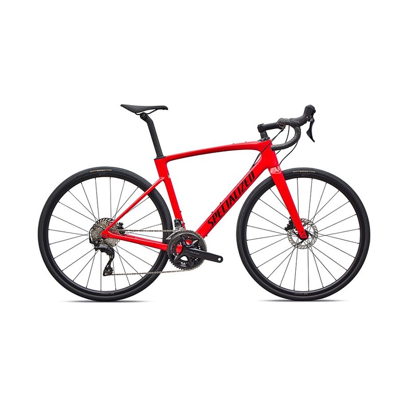 2026 Specialized Roubaix Sport Bike Gloss Vivid Red/Obsidian 54