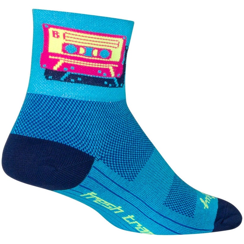 Classic Mixtape Bike Socks – Blue Blue