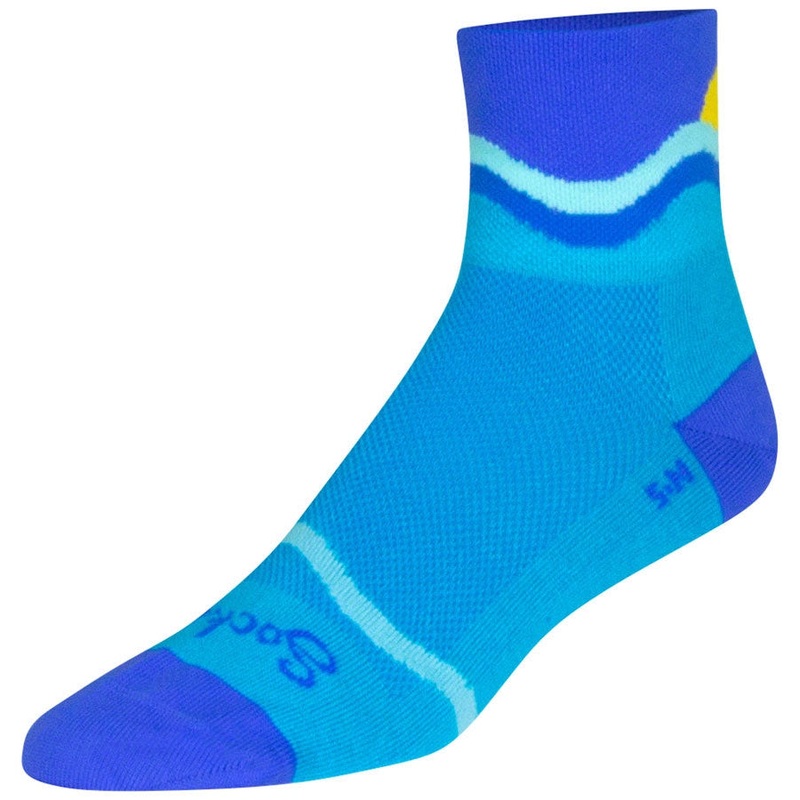 Classic Waterworld Bike Socks – Blue Blue