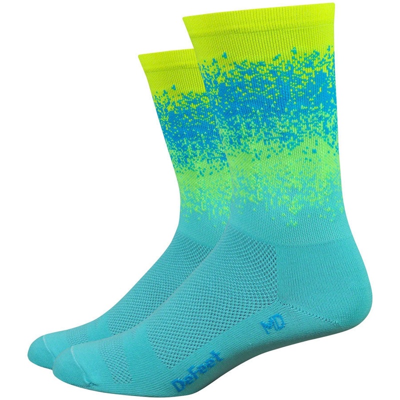 Aireator Barnstormer Ombre Bike Socks – Mint Blue Mint Blue