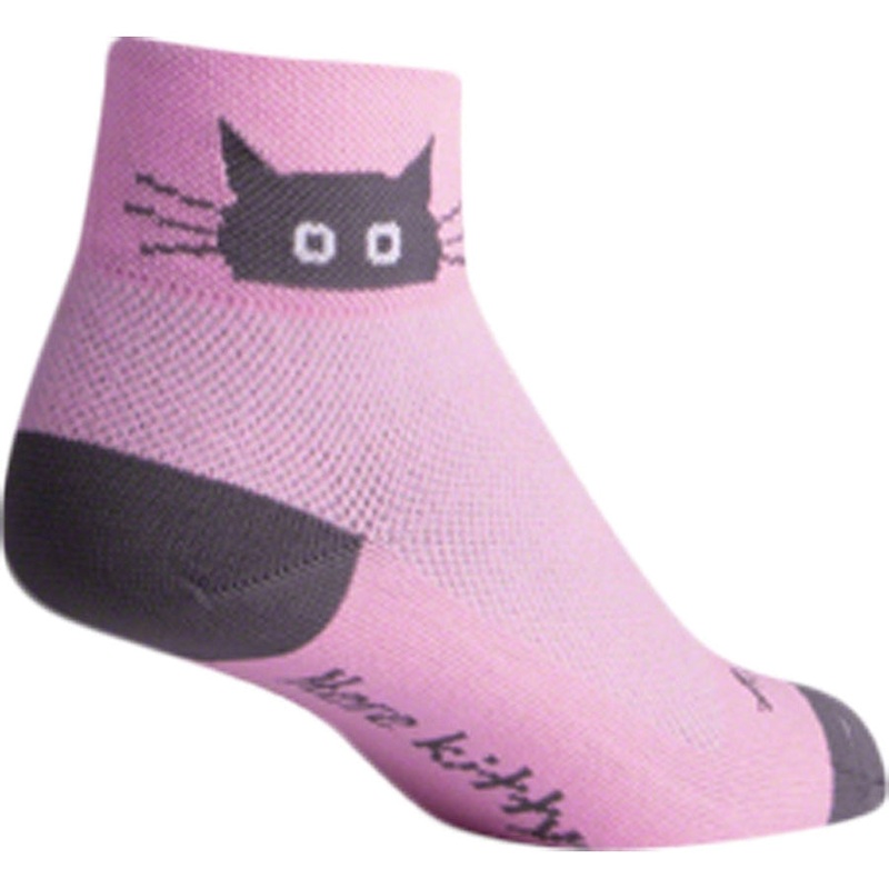 Classic Whiskers Women’s Bike Socks – Pink Pink