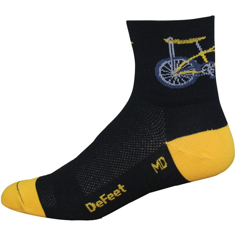 Aireator Banana Bike Socks – Black/Yellow Black/Yellow