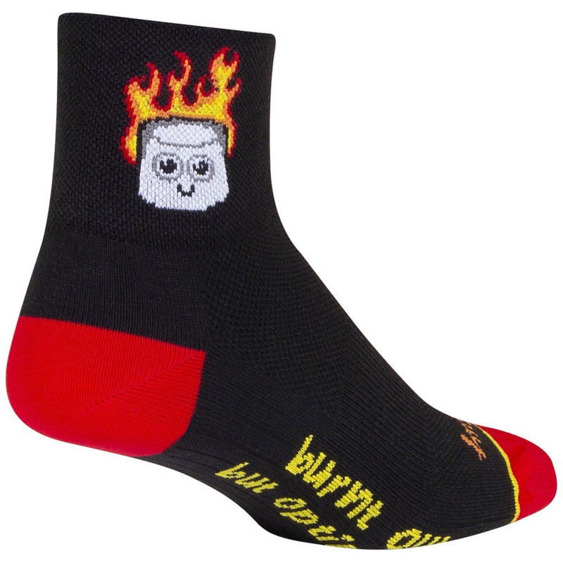 SockGuy Classic Burnt Out Socks – 3″ Small/Medium
